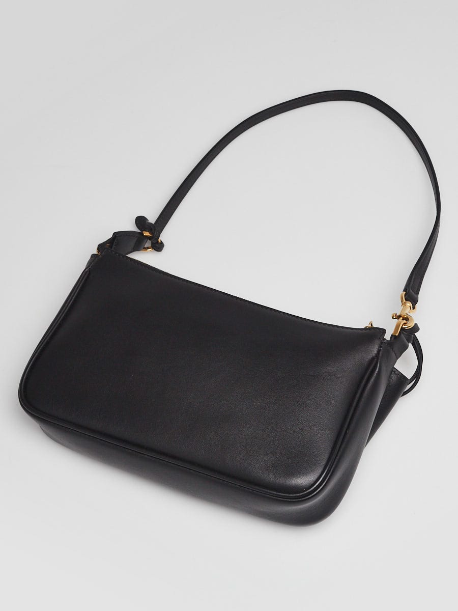 関税なし 送料無料 Black Leather Rodeo Shoulder Bag Balenciaga Rodeo Medium Leather Shoulder Bag in Black for