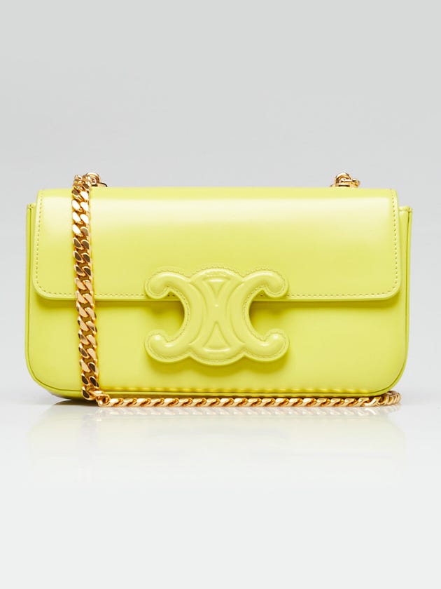 Celine Anis Smooth Calfskin Leather Chain Shoulder Bag