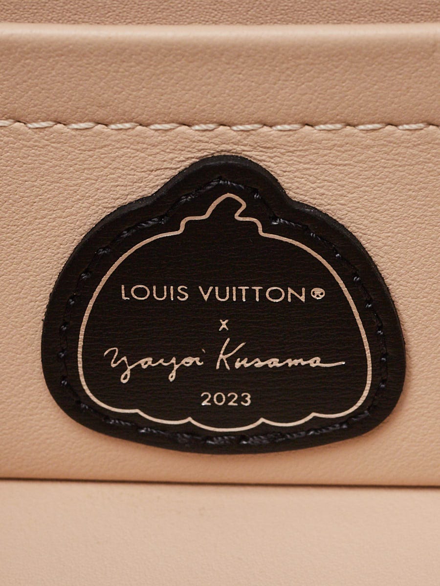 Louis Vuitton x YK Black Leather Dots Petite Malle Bag | Yoogi's