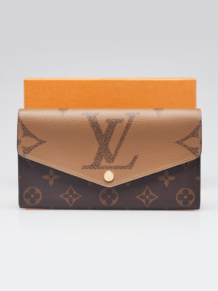Louis Vuitton Monogram Reverse Giant Canvas Sarah Wallet NM