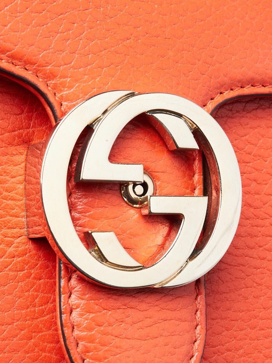 GUCCI バッグ Gucci Dollar Interlocking GG Blue Leather Medium Chain