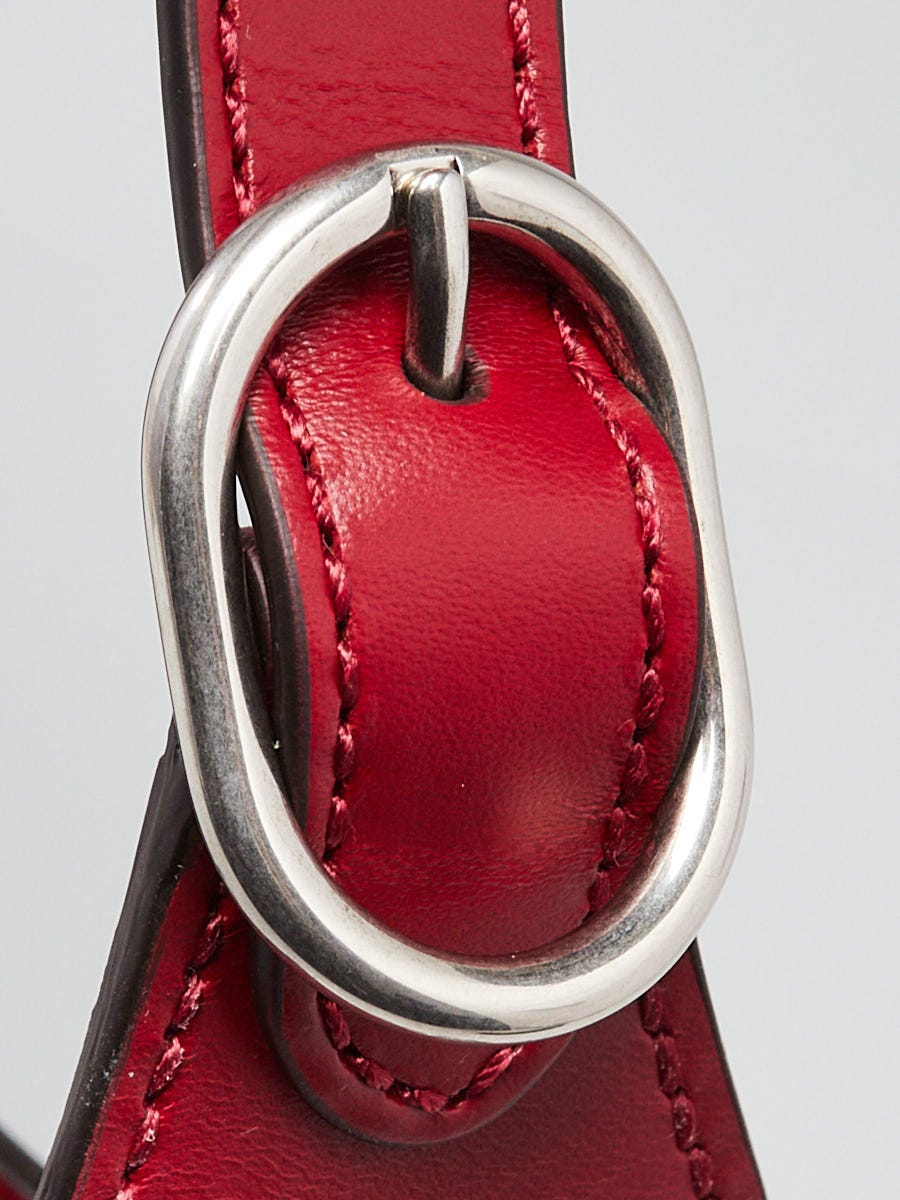 Gucci Red Smooth Leather Ha Ha Ha Jackie 1961 Grommet