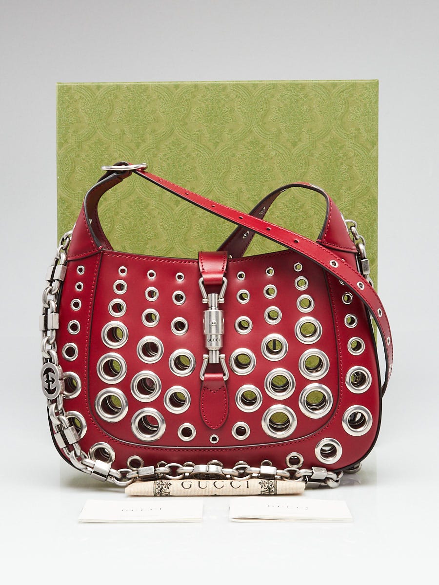 Gucci Jackie medium bag in black patent leather | GUCCI® US