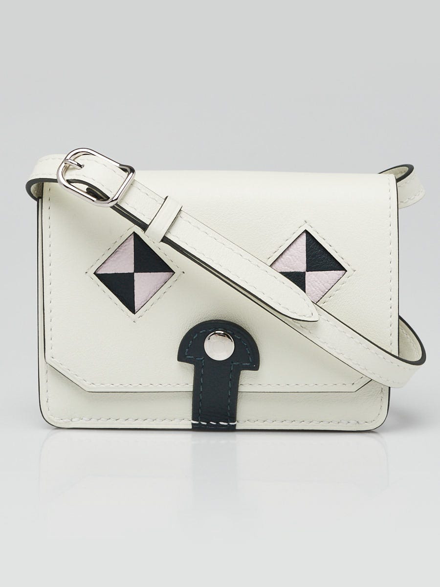 Hermes Mushroom/vert Rousseau/Mauve Pale Swift Leather Chien Card