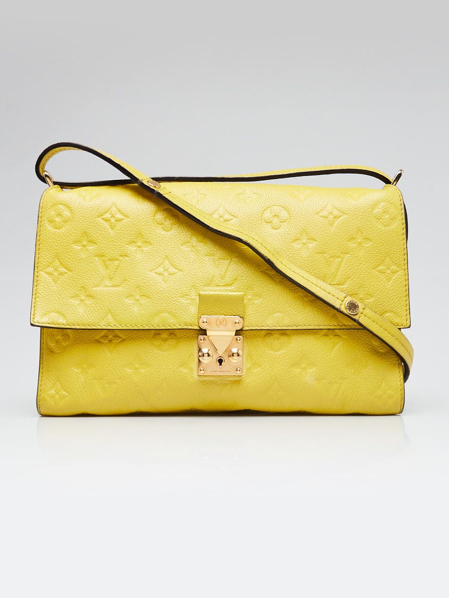 Louis Vuitton Citrine Monogram Empreinte Leather Fascinante Bag
