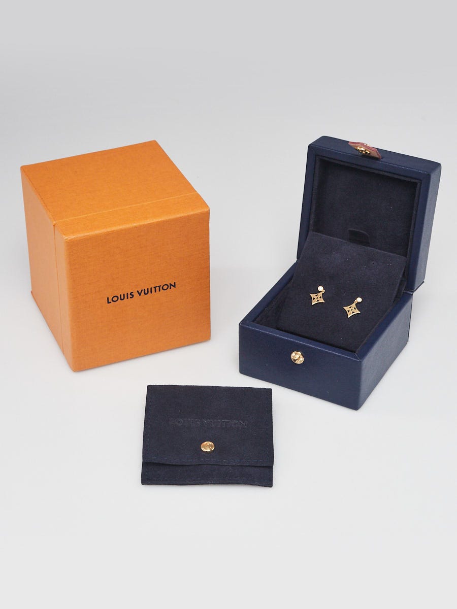 Louis Vuitton 18k Yellow Gold and Diamond Idylle Blossom Ear Studs