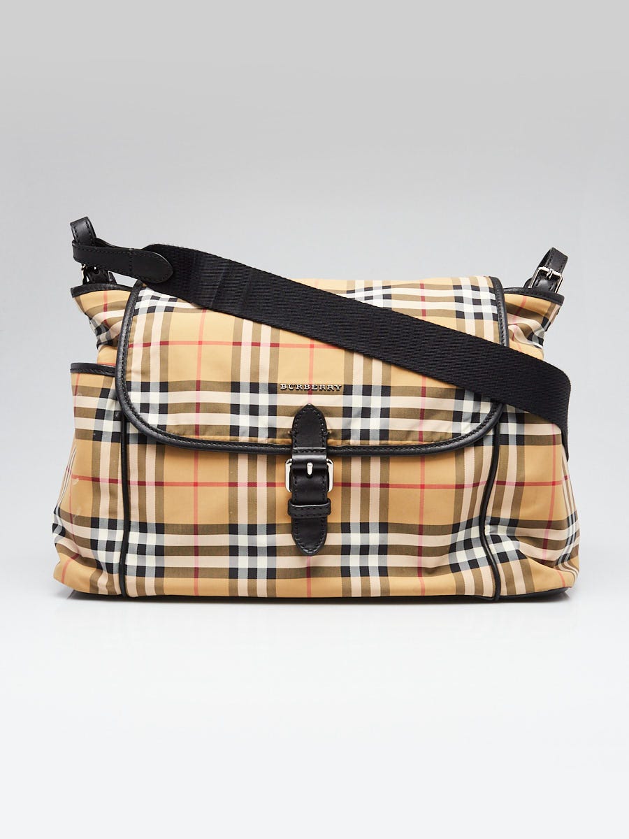 Burberry Vintage Check Nylon Diaper Bag | Yoogi's Closet