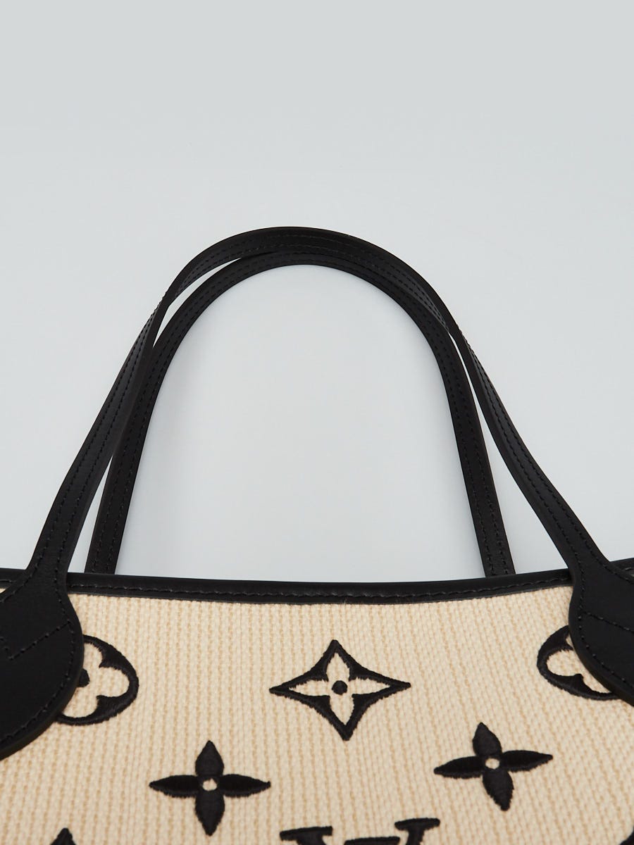 Louis Vuitton Monogram Raffia By the Pool Neverfull MM NM Bag w/o