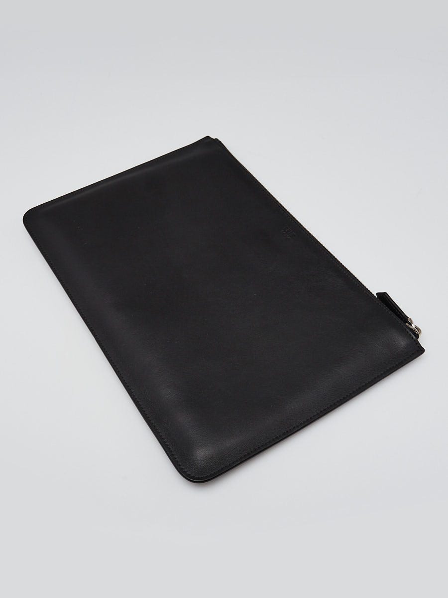 Fendi Black Leather Monster Eyes Clutch Bag 7N0078 | Yoogi's