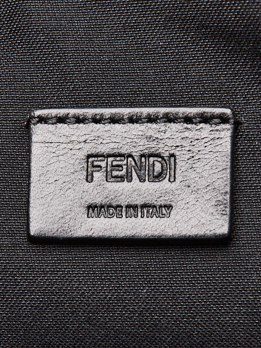 Fendi Black Leather Monster Eyes Clutch Bag 7N0078 | Yoogi's