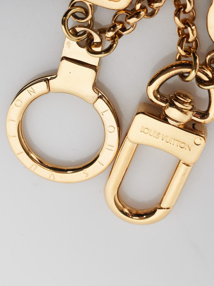 Louis Vuitton Goldtone Metal Vivienne & Gaston BFF Bag Charm