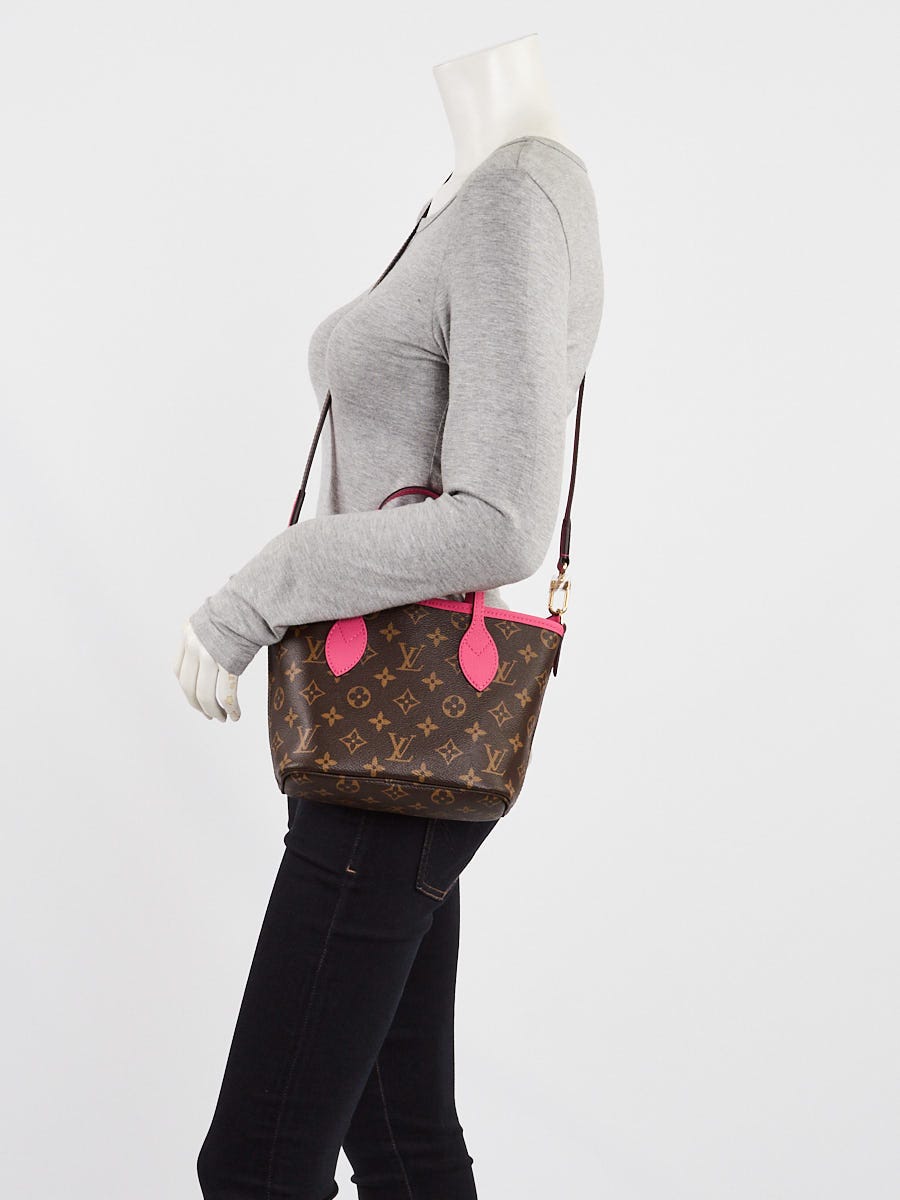 Louis Vuitton Monogram Canvas Rose Pondicherry Leather Inside Out