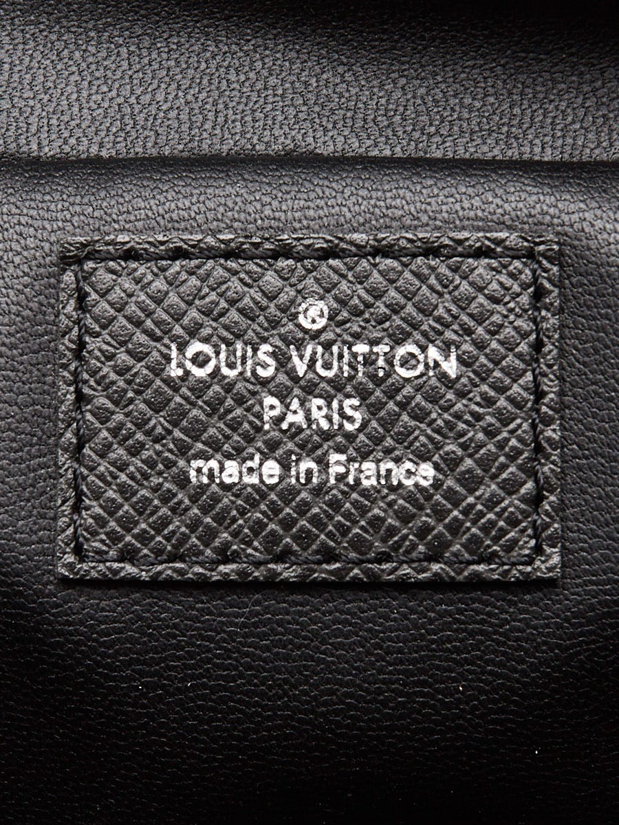Louis Vuitton Black Taiga Leather Toilet Pouch GM | Yoogi's Closet