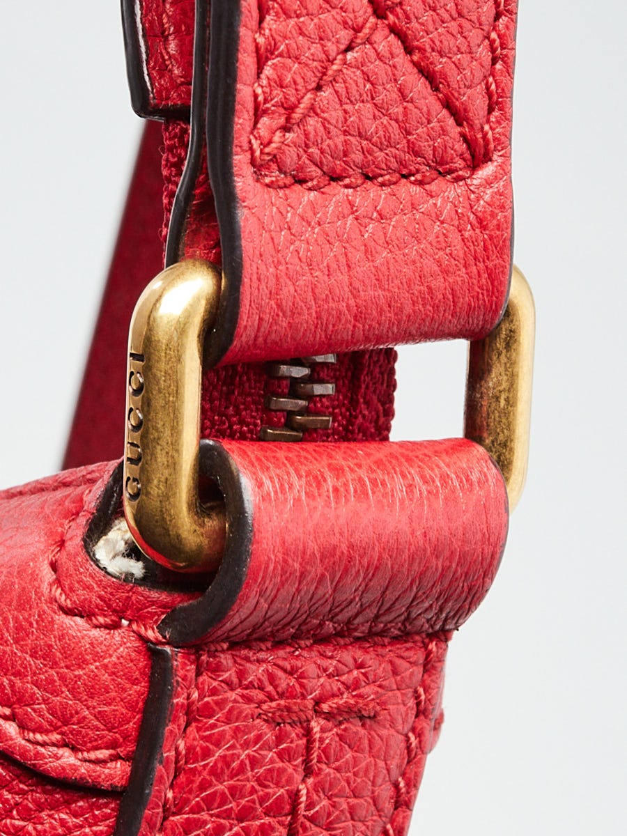 ショルダーバッグ・ポシェット YOUHEE STAR LEATHER HOBO BAG RED Large Hobo Bag – Big Bag