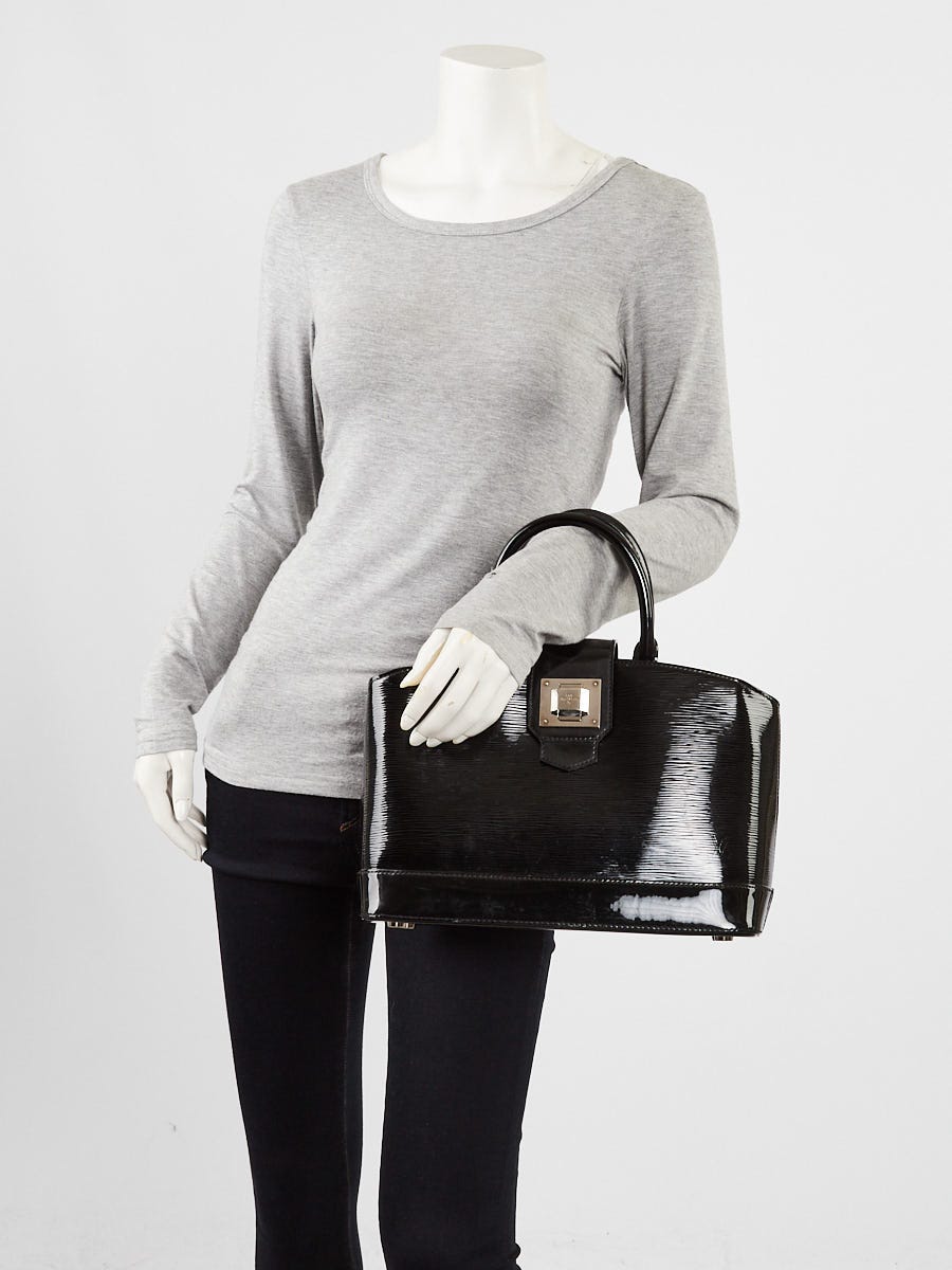 Louis Vuitton Black Electric Epi Leather Mirabeau PM Bag