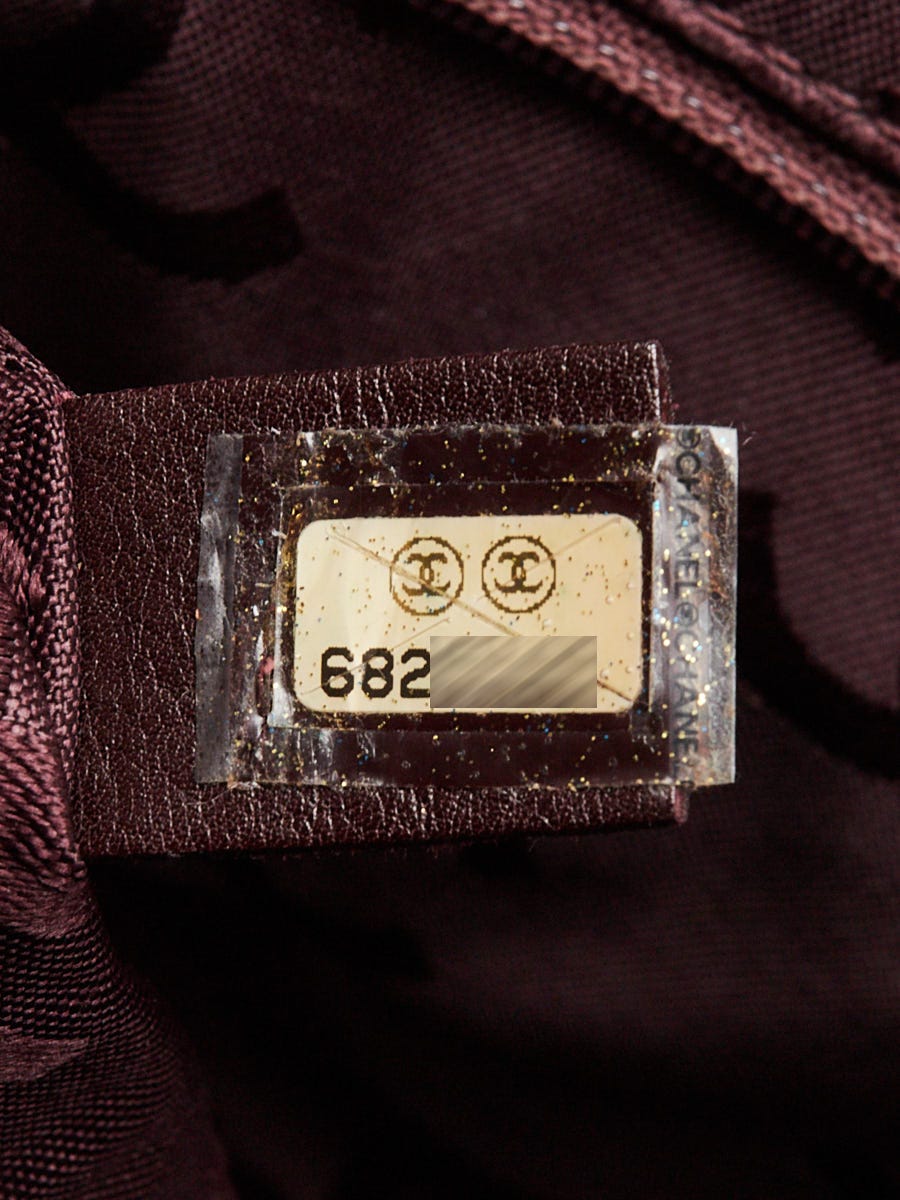 Chanel Burgundy Quilted Leather Wild Stitch Large Satchel Bag