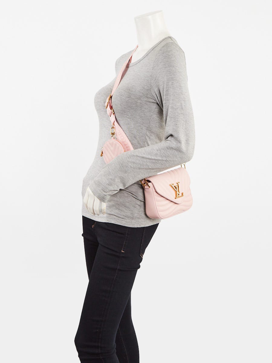 Louis Vuitton Pink Quilted Leather New Wave Multi-Pochette Bag