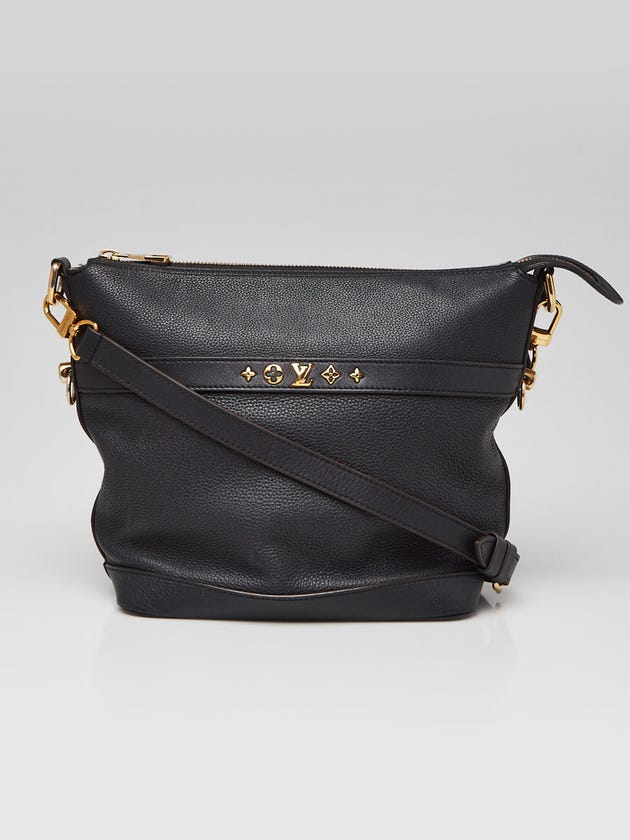 Louis Vuitton Black Grained Leather Cruiser PM Bag