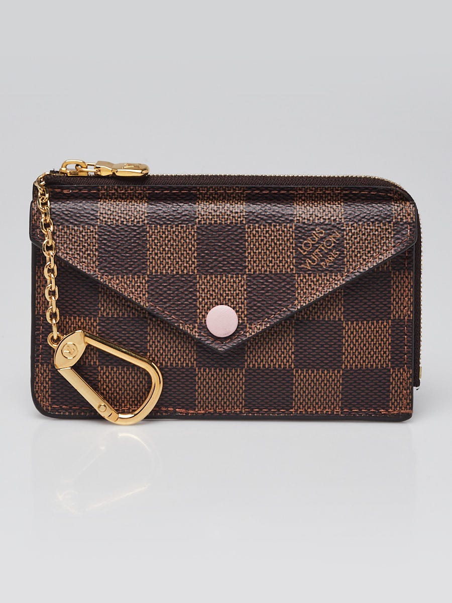 Louis Vuitton Damier Canvas Rose Ballerine Recto Verso Card Holder