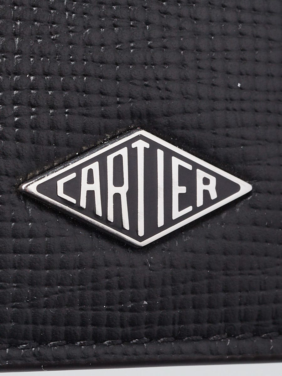 Cartier Black Leather Card Holder | Yoogi's Closet