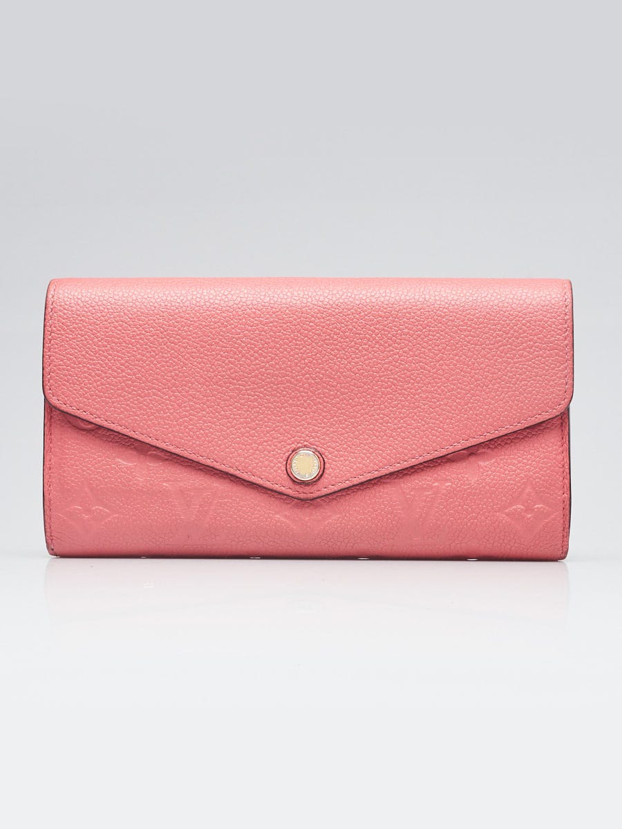 Louis Vuitton Blossom Monogram Empreinte Leather Sarah Wallet