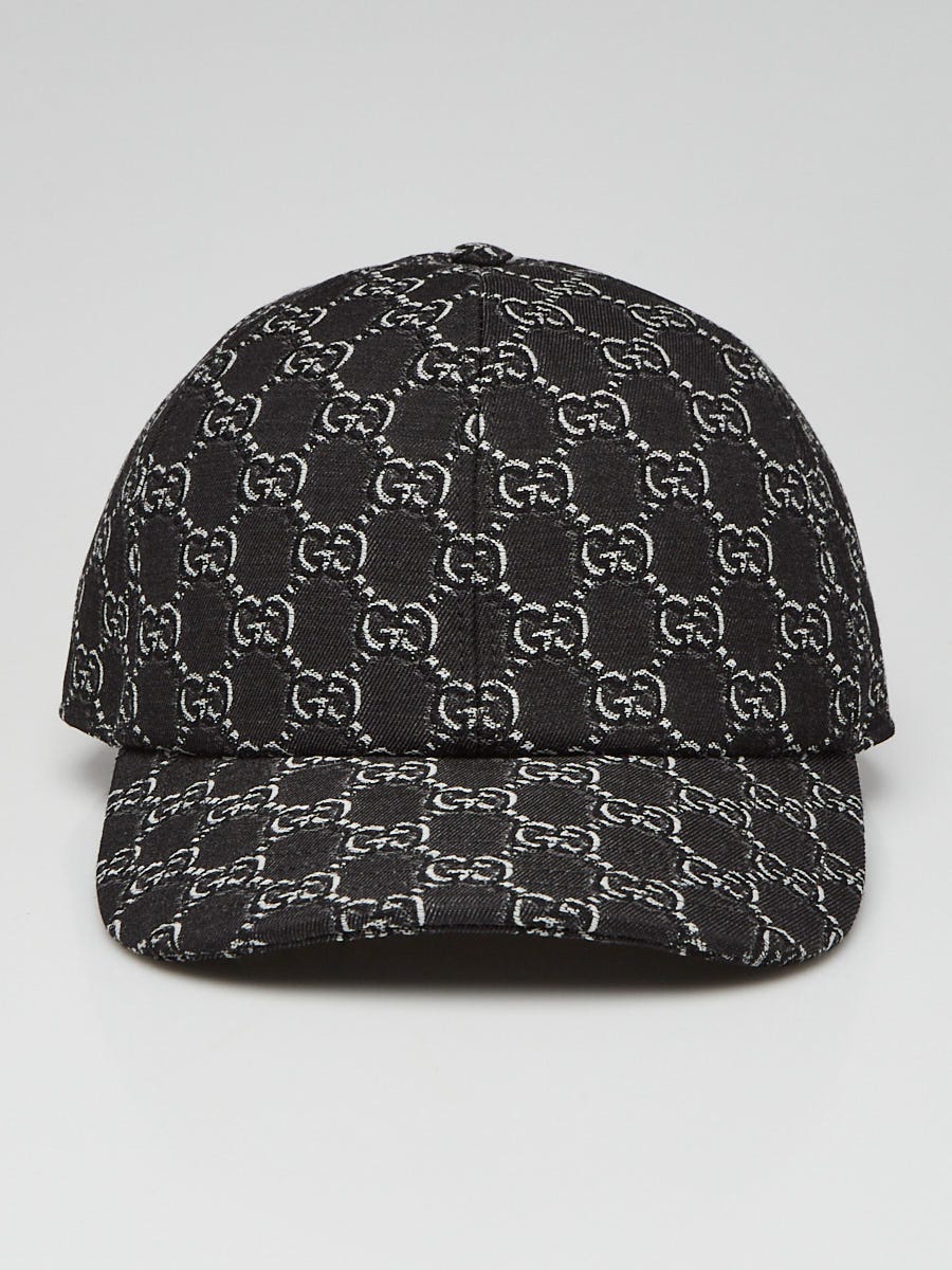 GUCCI グッチ ハット バケハ シェリーライン ロゴ ブラック 黒