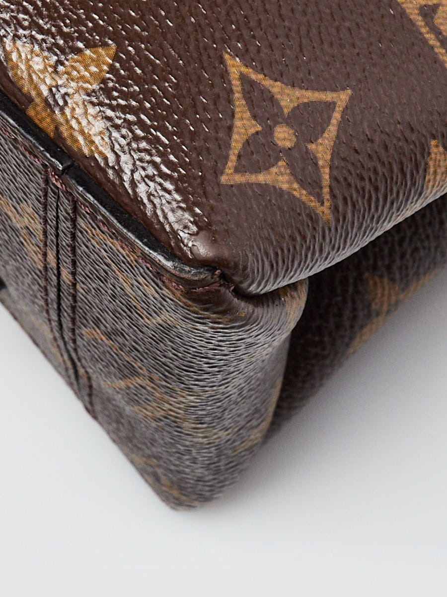 Louis Vuitton Black Monogram Canvas One Handle Flap MM Bag