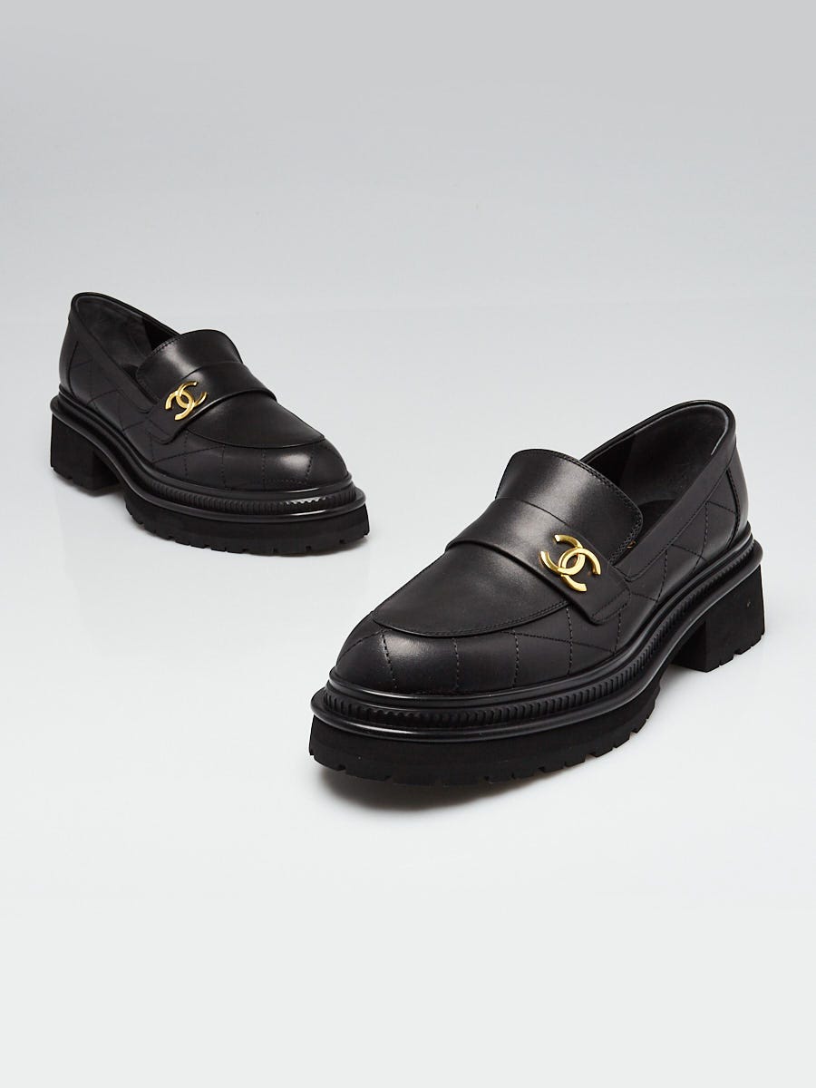 CC LOAFERS BLACK QUILTED CALFSKIN main image 1