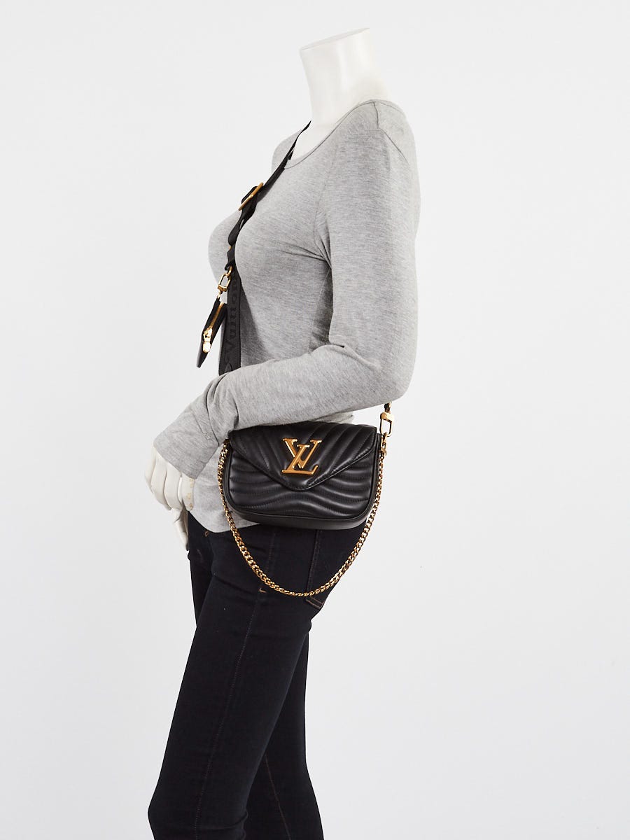 Louis Vuitton Black Quilted Leather New Wave Multi-Pochette Bag