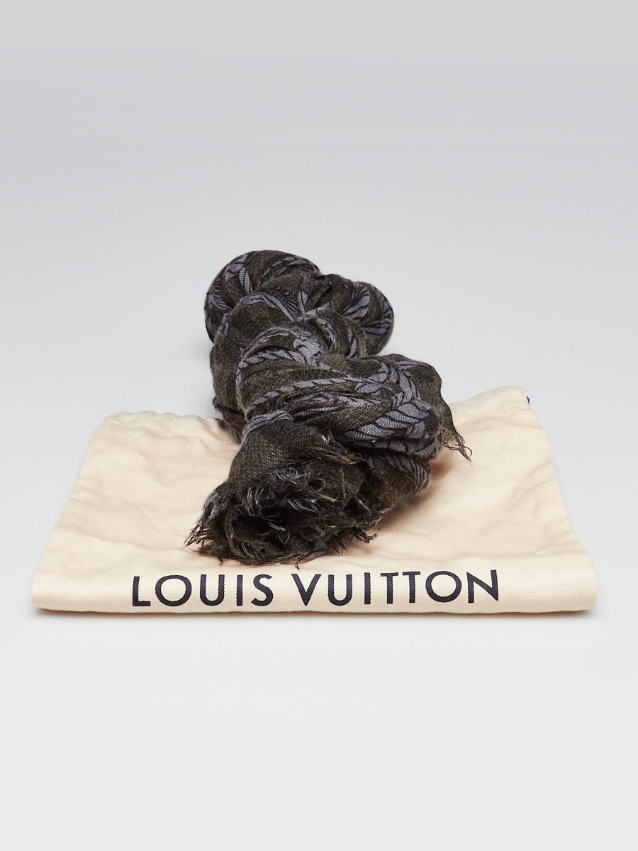 Louis Vuitton Damier Graphite Wool Christopher Nemeth Ropes Scarf