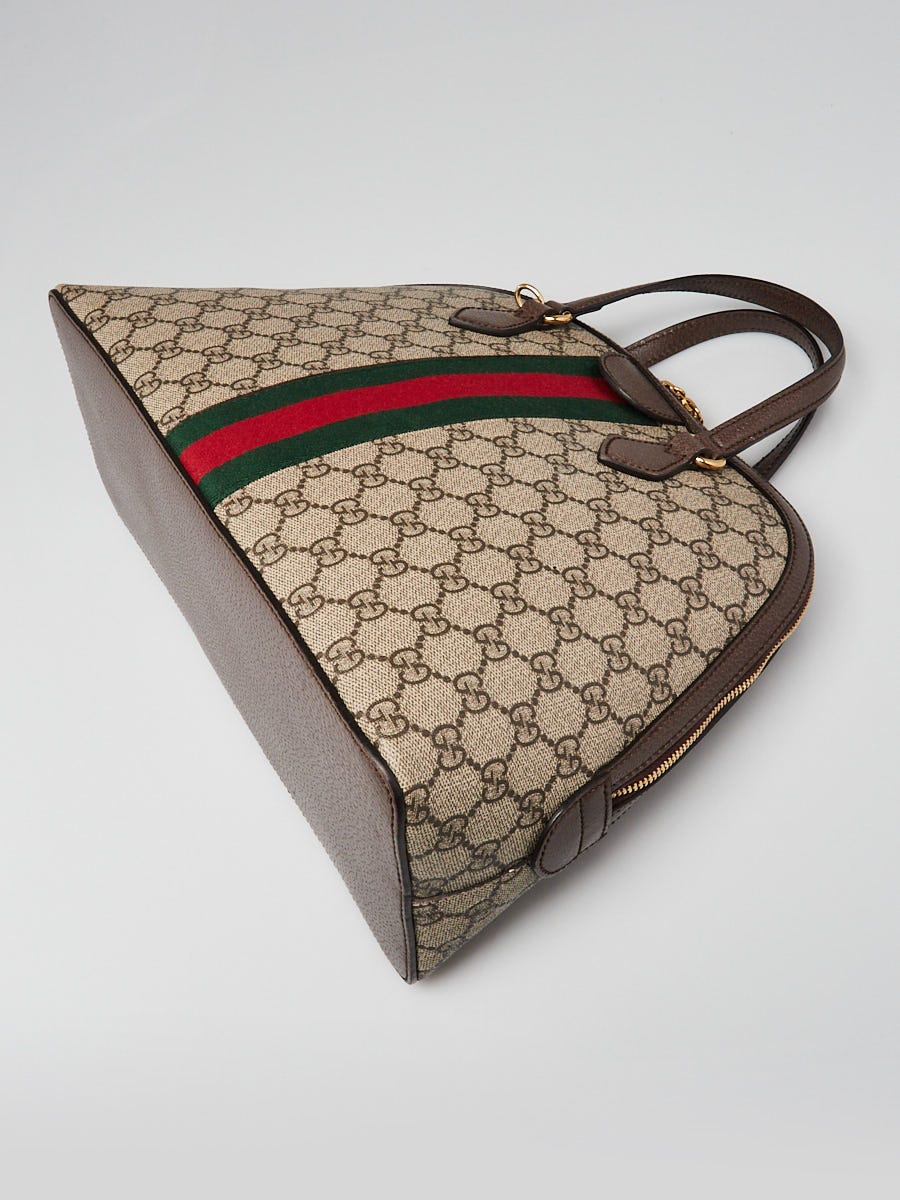 驚きの値段で Canvas Coated GG Beige/Ebony Gucci Top Ophidia Medium Handle 服＆ファッション小物