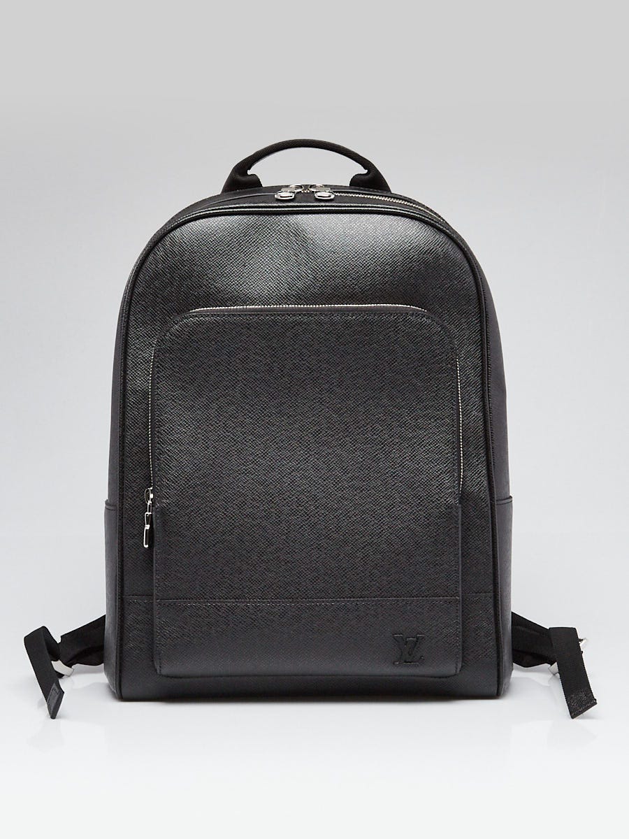 Louis Vuitton Black Taiga Leather Adrian Backpack Bag | Yoogi's Closet