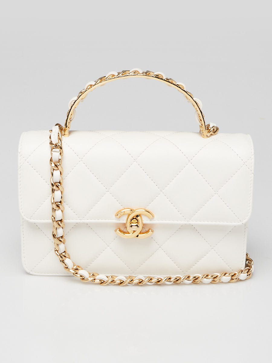 ★ ★ Here Ivory Micro Mono Chain EW Flap Bag DH3 Gucci Ivory Leather Matelasse Marmont Small Flap Bag – I