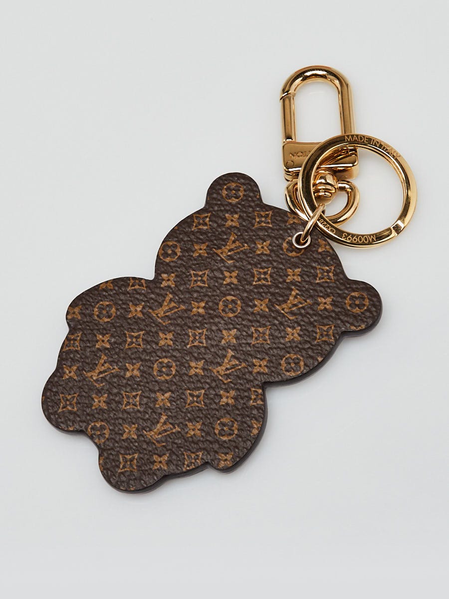 Louis Vuitton Monogram Leather LV Panda Bag Charm Key Holder