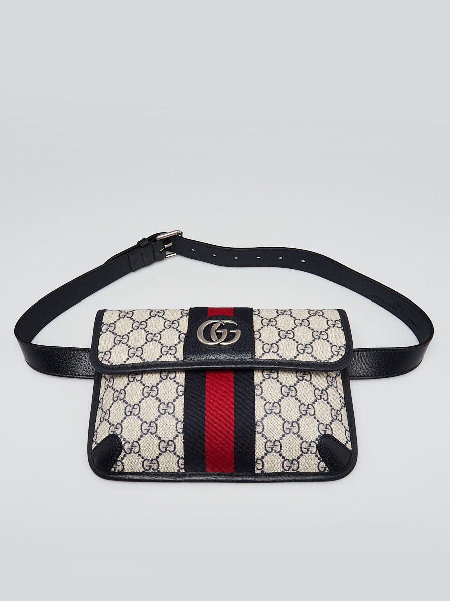 Gucci Ophidia Belt Bag Gg Coated Canvas #244406G80B New Authentic Gucci Ophidia GG Supreme Canvas Belt Bag SIZE  main image 4