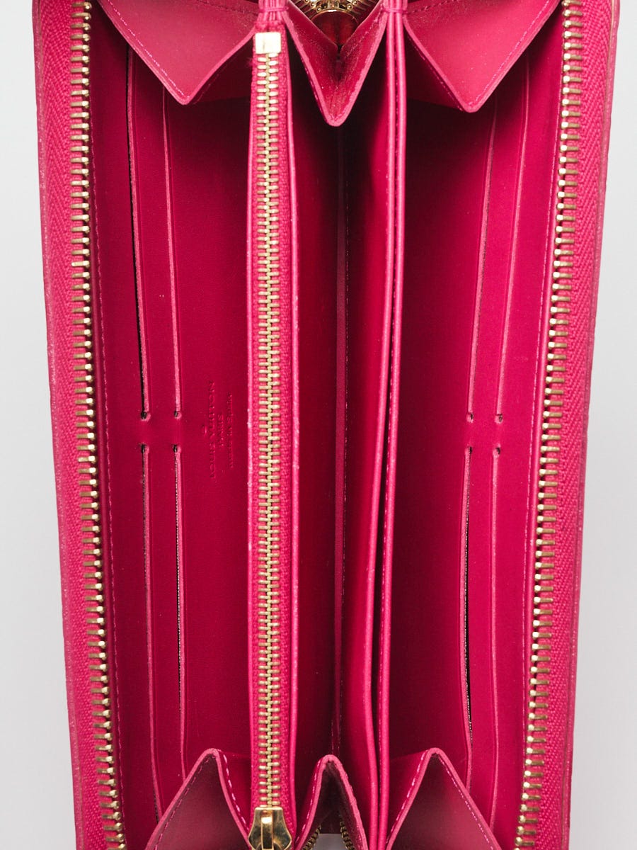 Louis Vuitton Limited Edition Rose Indien Monogram Vernis Ikat Zippy Wallet