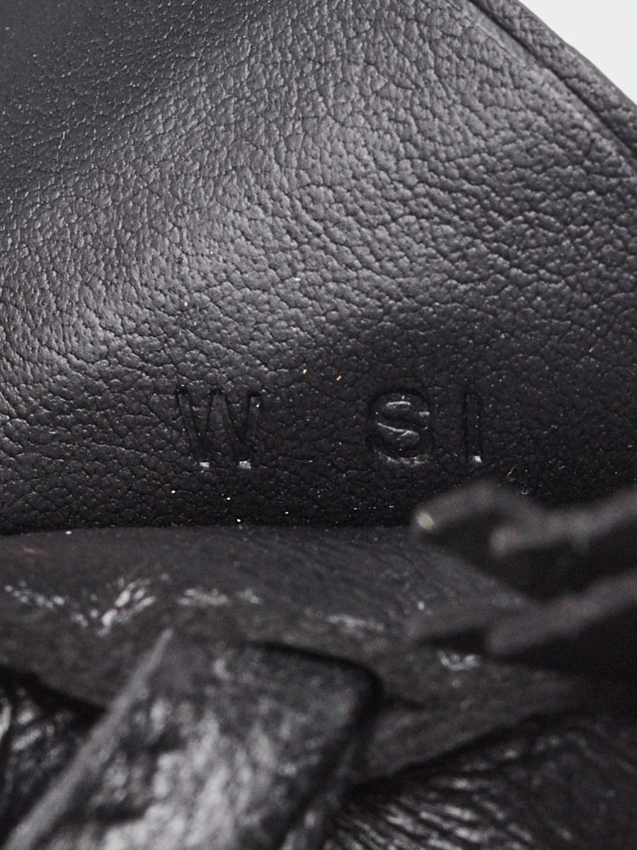 Hermes Noir Milo Lambskin Leather and Alligator Touch Rodeo Pegase