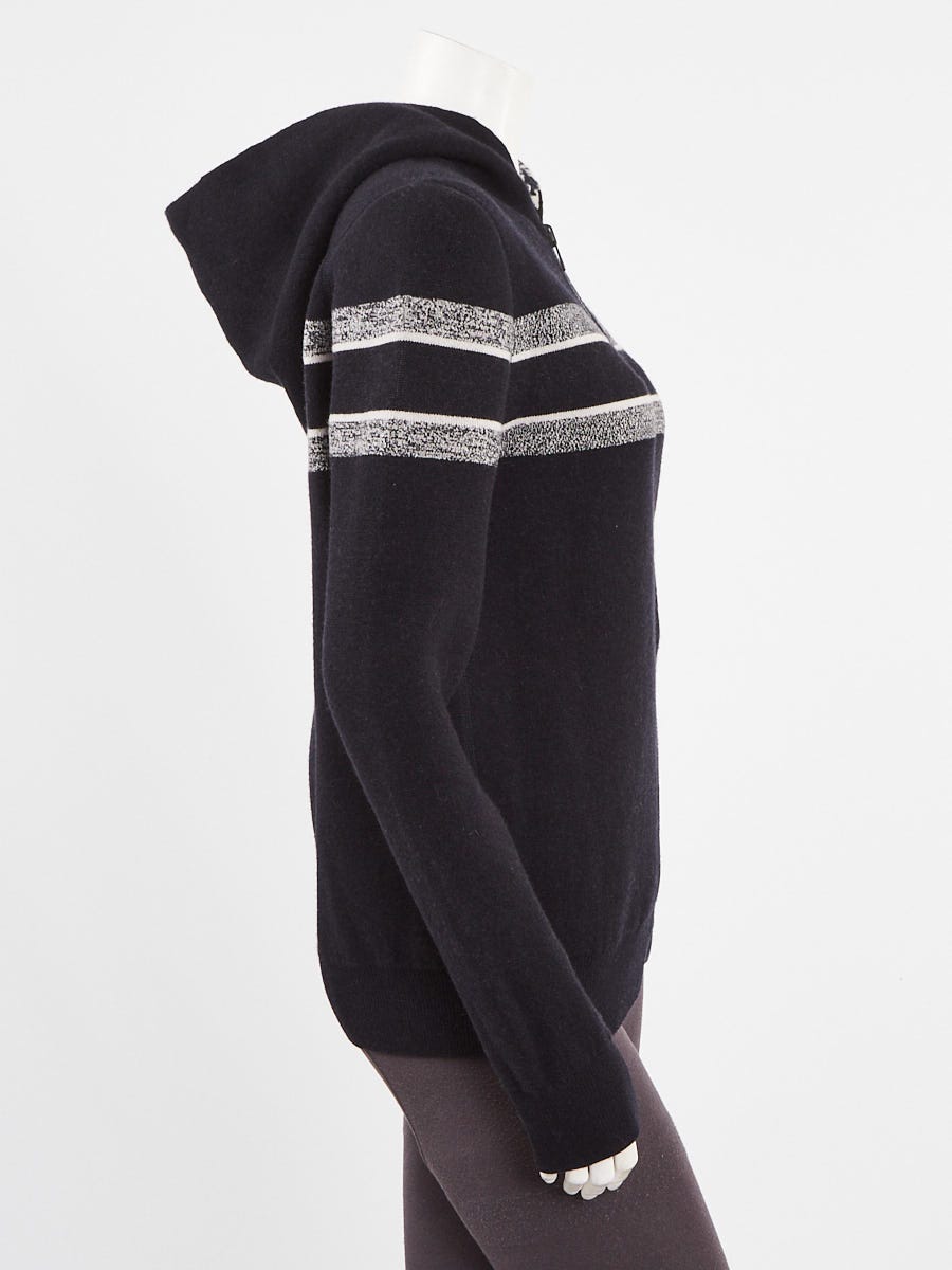 Christian Dior Blue/Black Oblique Technical Cashmere Christian Dior Blue/Black Oblique Technical Cashmere