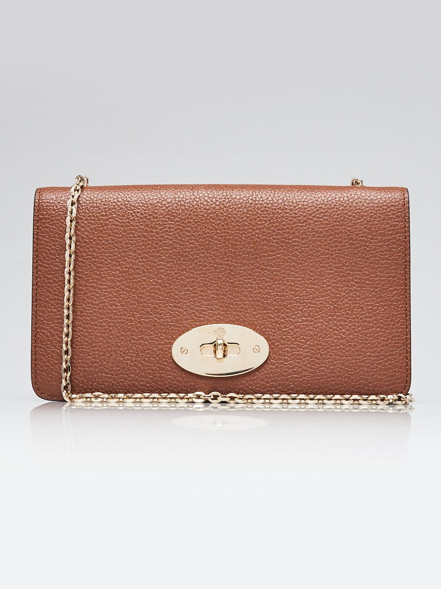 strap mulberry brown purse