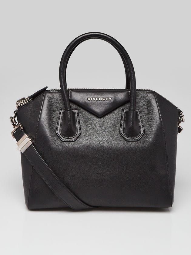 Givenchy Black Sugar Goatskin Small Antigona Bag