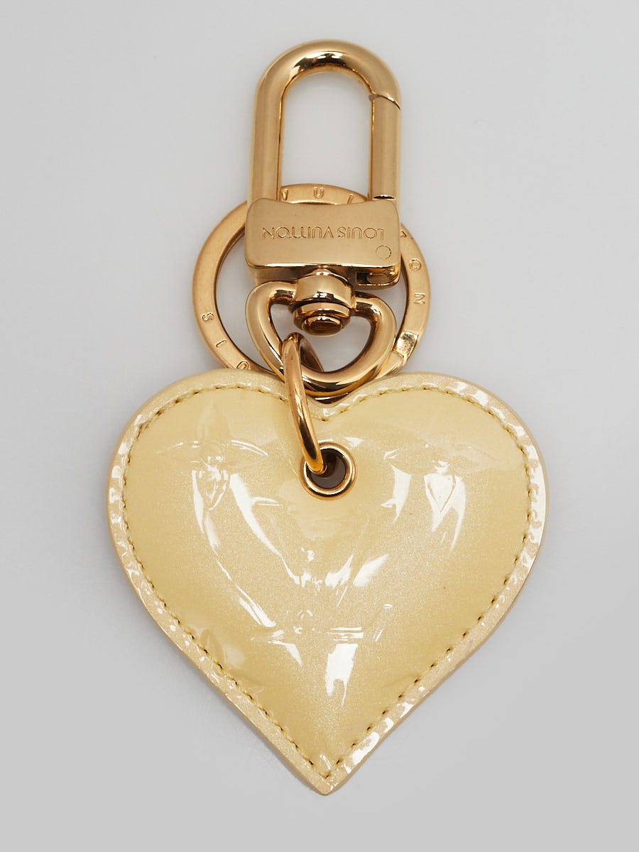 Louis Vuitton Yellow Monogram Vernis Degrade Love Lock Key Holder