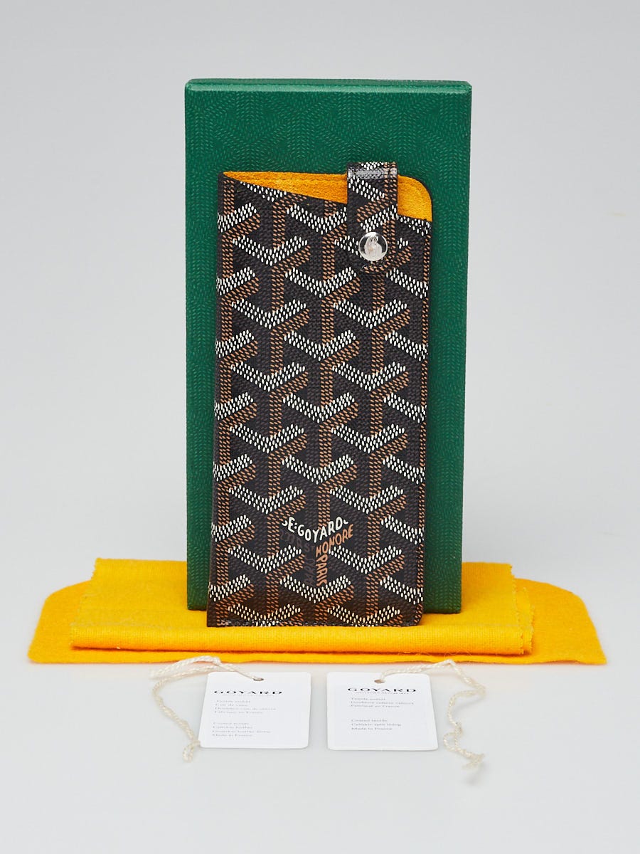 Goyard Black Chevron Print Coated Canvas Montmartre Glasses