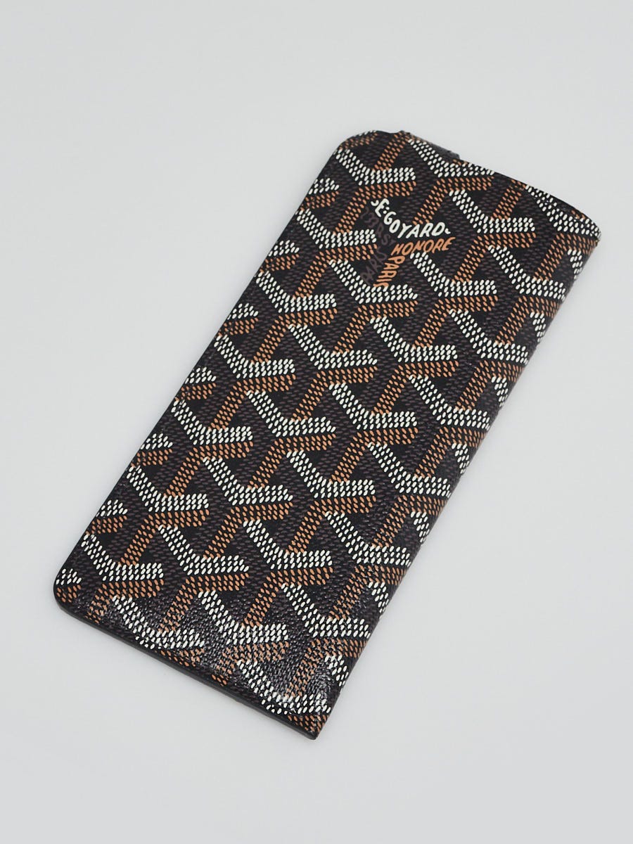 Goyard Black Chevron Print Coated Canvas Montmartre Glasses