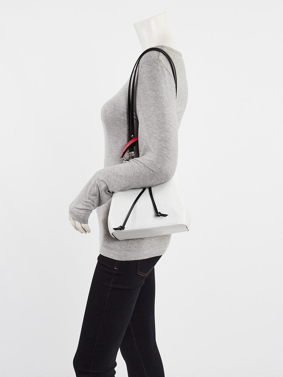 Louis Vuitton White/Black/Scarlet Epi Leather NeoNoe BB Bag