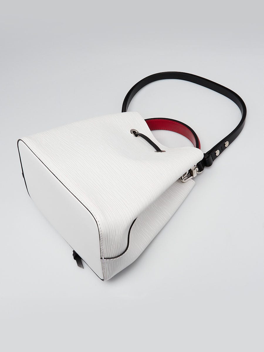 Louis Vuitton トートバッグ ホワイト/レッド/ブラック Louis Vuitton White/Black/Scarlet Epi Leather NeoNoe BB Bag