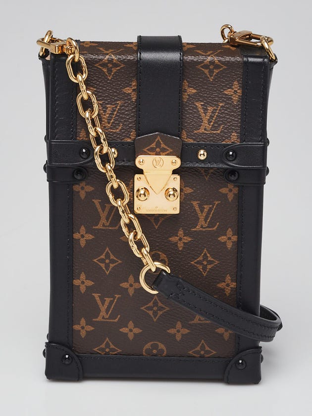 Louis Vuitton Monogram Canvas Vertical Trunk Pochette Bag