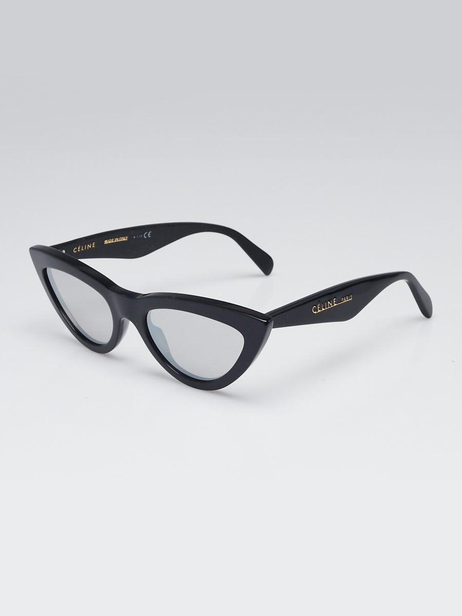 Celine Black Acetate Cat Eye Sunglasses - CL40019I | Yoogi's Closet