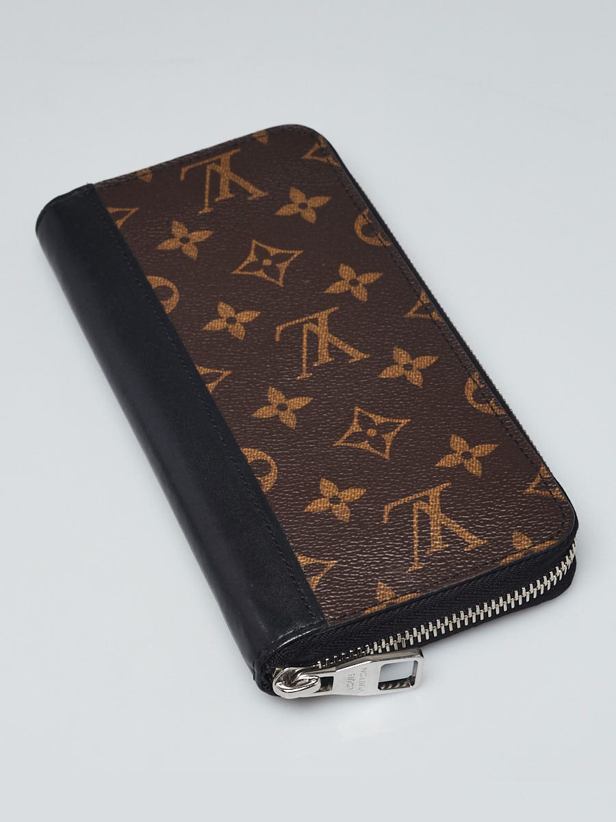 Louis Vuitton Monogram Macassar Canvas Vertical Zippy Wallet