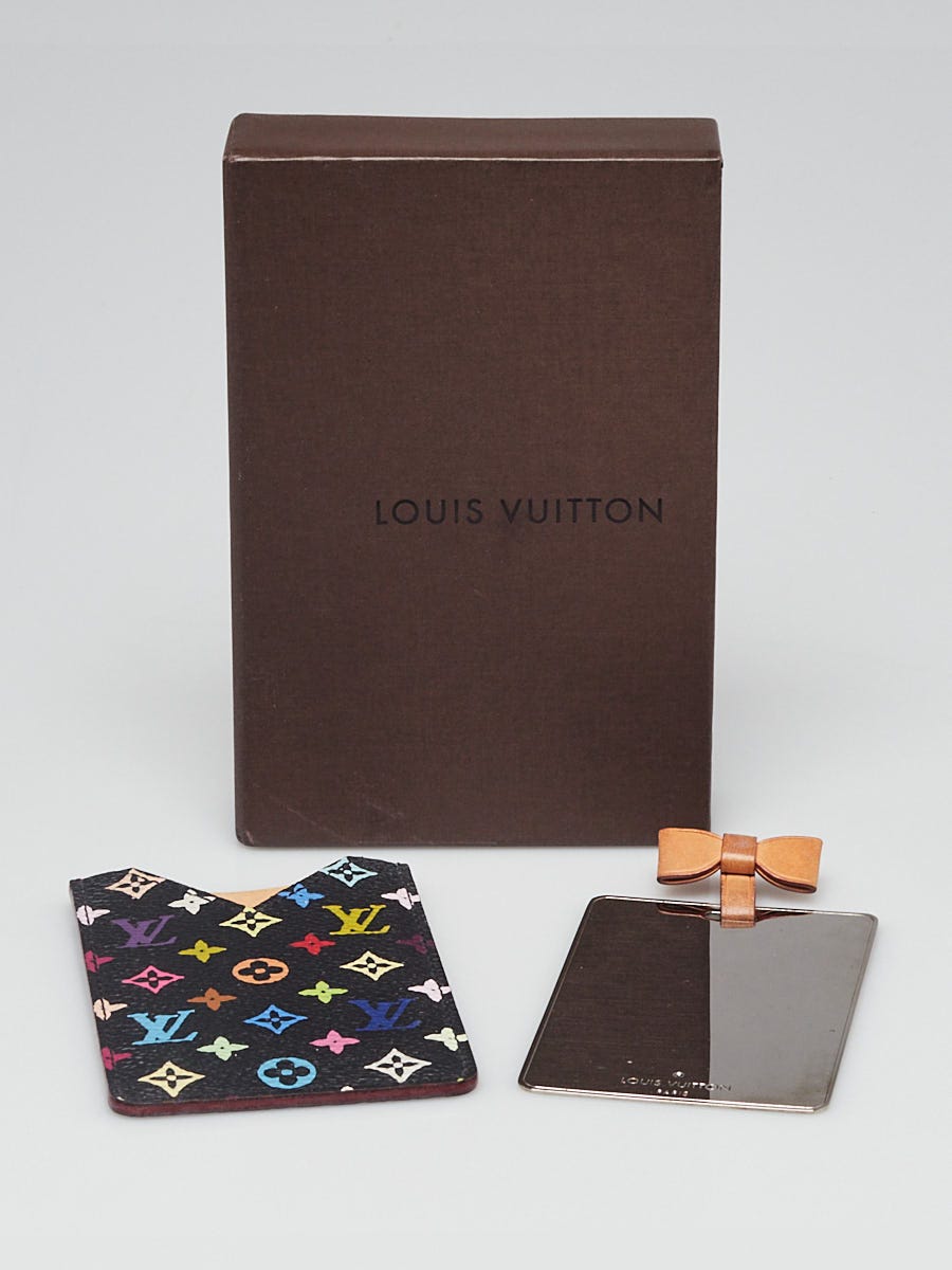 Louis Vuitton Black Monogram Multicolore Etui Miroir Mirror and Case