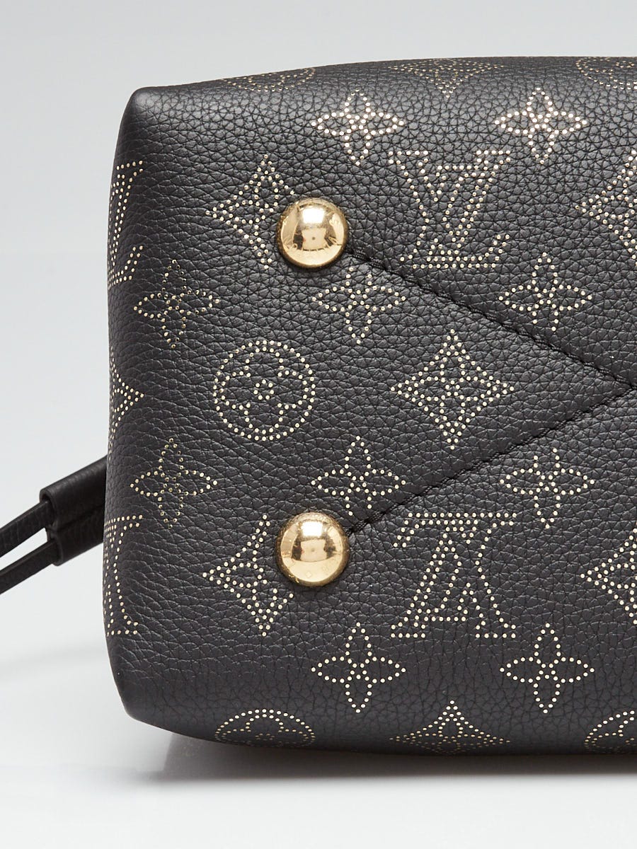 Louis Vuitton Black/Gold Mahina Leather Constellation Bella Bag